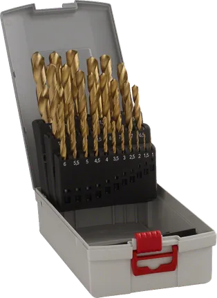 Zestaw wierteł do metalu HSS-TiN ProBox Bosch, 25 elementów.
