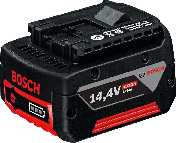 Bateria Bosch GBA 14,4 V 4,0 Ah para ferramentas sem fios.
