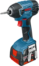 Aparafusadora de impacto sem fio Bosch GDR 14,4 V-LI com um binário de 150 Nm.