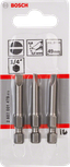 Conjunto de bits de chave de fendas de fenda Bosch de 49 mm.