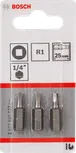 Conjunto de bits de chave de fendas quadrada Bosch R1 de 25 mm.