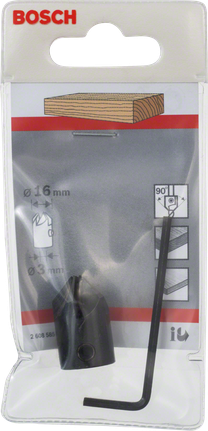 Escareador Bosch de 16 mm com veio.