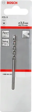Broca para betão Bosch CYL-3 de 3,5 mm.