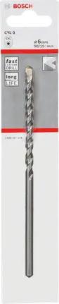 Broca para betão Bosch CYL-3 de 6 mm.