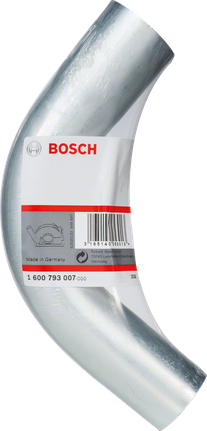 Cotovelo de extração de pó Bosch em metal.