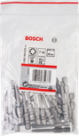 Jogo de 25 peças de bits de chave de fendas Bosch T15 de 49 mm.