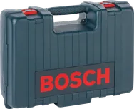 Mala de plástico Bosch K com pega, com 720 mm de largura.