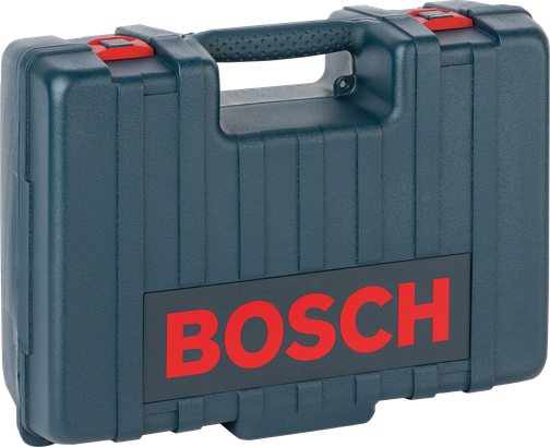 Mala de plástico Bosch K com pega, com 720 mm de largura.