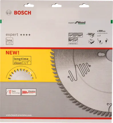 Lâmina de serra circular Bosch Expert for Wood 300 mm.