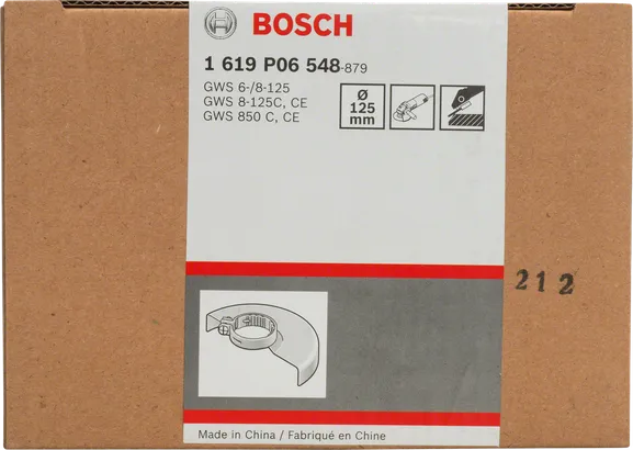 Protetor de esmerilamento Bosch de 125 mm.