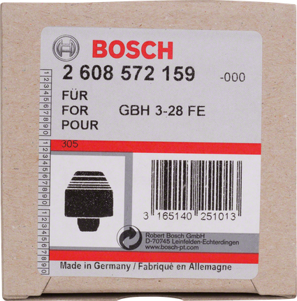 Embalagem do mandril Bosch GBH 3-28 FE.
