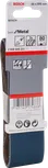 Conjunto de 3 lixas de cinta Bosch X450 para metal, grão 80.