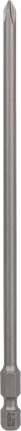 Ponta para chave de fendas Bosch PH1 Extra Dura, com 152 mm de comprimento.