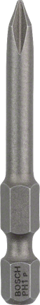 Ponta para chave de fendas Bosch Extra Dura PH1 49mm.