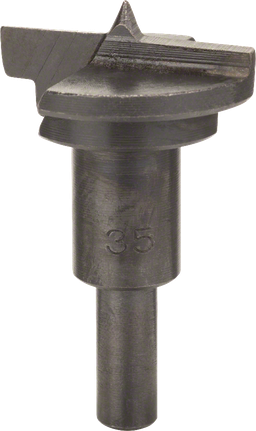 Broca de corte para dobradiças de balanço Bosch de 35 mm para madeira.