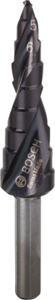 Broca escalonada Bosch HSS-AlTiN para furos de 4 a 12 mm.