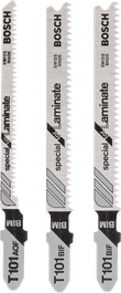Conjunto de lâminas de serra vertical p/ laminados, 3 peças