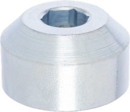 Conjunto de flanges Bosch para fixação em metal.