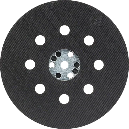 Lixa Bosch média-dura de 125 mm com 8 furos.