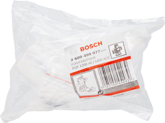 Adaptador para extração de pó Bosch POF 1200 AE.