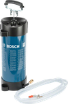 Reservatório de água pressurizada Bosch com mangueira para perfuração.