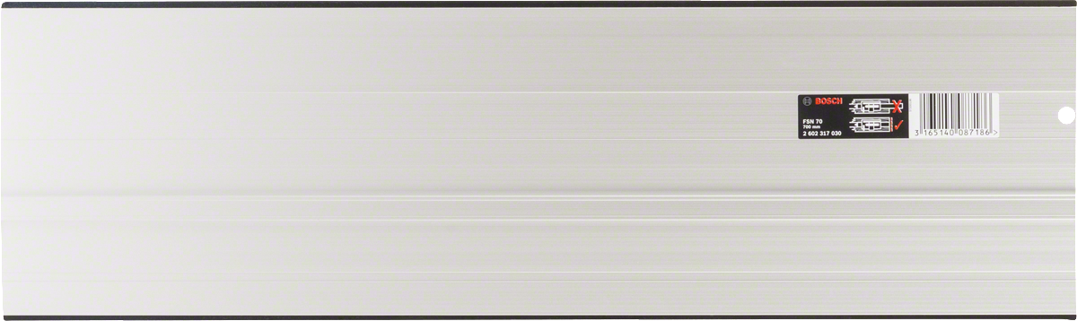 Calha-guia Bosch FSN 70, comprimento de 700 mm.