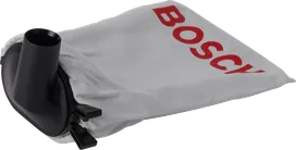 Saco de pó Bosch para recolher resíduos de ferramentas.