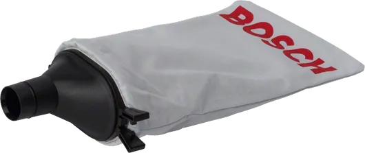 Saco de pó Bosch para recolher resíduos de ferramentas.