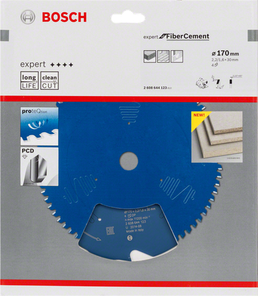 Lâmina de serra circular Bosch Expert para fibrocimento de 170 mm.