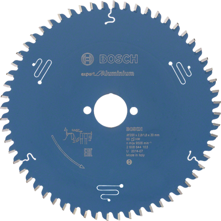 Lâmina de serra circular Bosch Expert para alumínio de 200 mm.