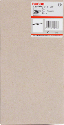 Folha de lixa Bosch GSS 280.