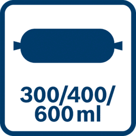 Capacidade saqueta 300/400/600 ml