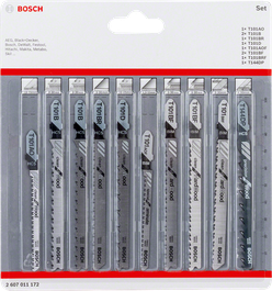 Conjunto de lâminas de serra vertical Clean Precision, 10 peças