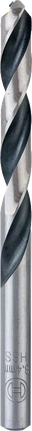 Broca helicoidal Bosch HSS PointTeQ 8,4 mm para perfuração de metal.