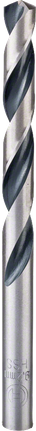 Broca helicoidal Bosch HSS PointTeQ 9,2 mm para perfuração de metal.