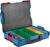 Conjunto de 6 malas de transporte Bosch L-BOXX 102 com divisórias.