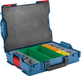 Conjunto de 6 malas de transporte Bosch L-BOXX 102 com divisórias.