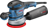Lixadora orbital aleatória Bosch GEX 40-150 com coletor de pó.