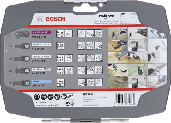 Conjunto de gesso cartonado elétrico Bosch Starlock.