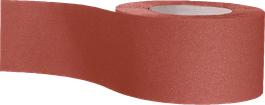 Lixa cilíndrica Bosch castanho-avermelhada para acabamento de superfícies.