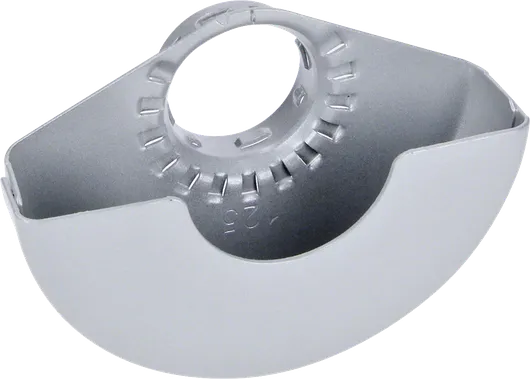 Proteção de corte Bosch de 125 mm para segurança em rebarbadoras.