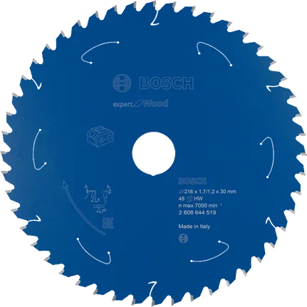 Lâmina de serra circular Bosch Expert para madeira 216x30 mm T48.