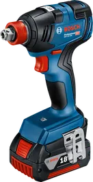 Aparafusadora de impacto sem fio Bosch GDX 18V-200, motor sem escovas.