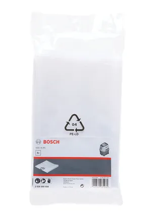 Sacos de plástico de descarte Bosch de 5 litros para GÁS 15 PS.