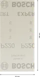 Lixa Bosch EXPERT M480, 93x186 mm, grão 220.
