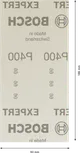 Folha de lixa Bosch EXPERT M480, grão 400.