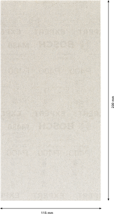 Folha de lixa Bosch EXPERT M480, 115x230 mm, grão 80.