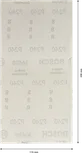 Folha de lixa Bosch EXPERT M480 115x230 mm G 240.