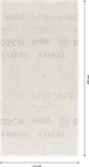 Lixa Bosch EXPERT M480, 115x230 mm, embalagem de 120 folhas.