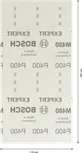 Folha de lixa Bosch EXPERT M480, 115x230 mm, grão 400.